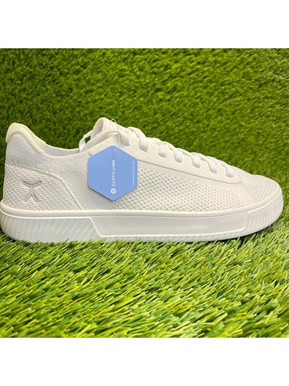 Flux Footwear Adapt Trainer White Mens Size 10 Athletic Knit Shoes Sneakers